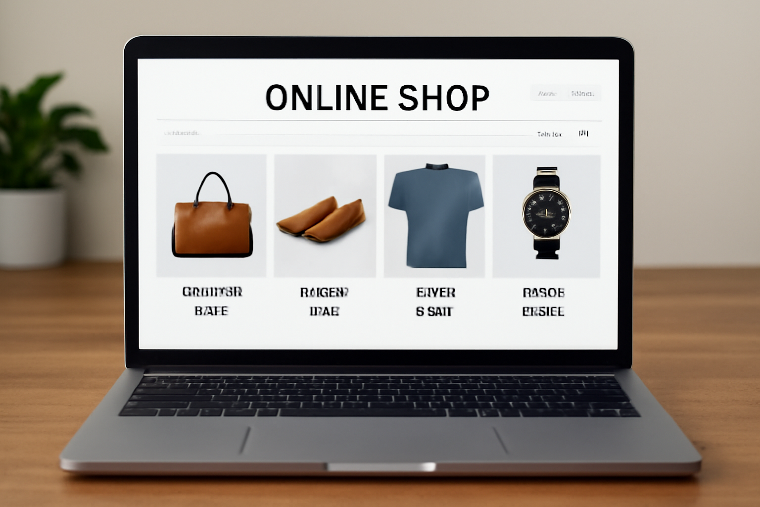 ordinateur affichant une page de commerce en ligne