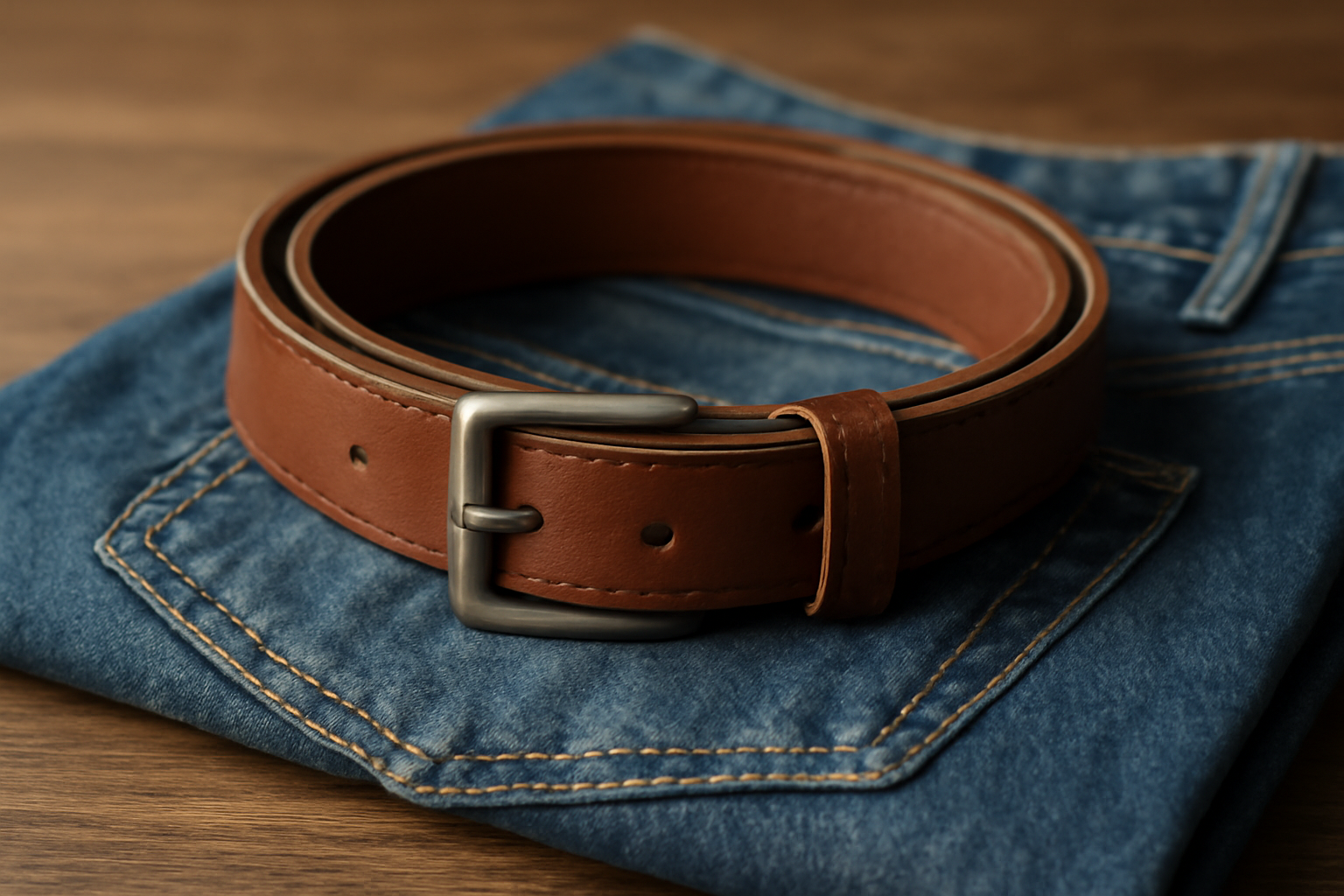 magasindemode-accessoire-minimal-pour-jean ceinture fine posée sur jean plié