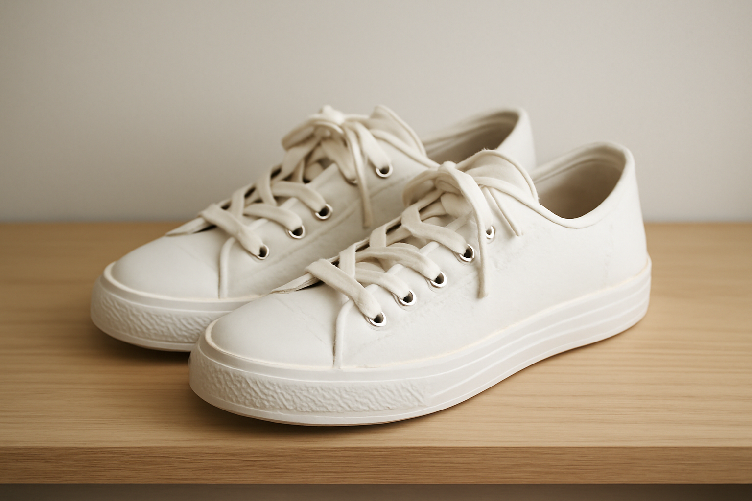 magasindemode-proteger-baskets-toile paire de baskets toile posée sur une étagère