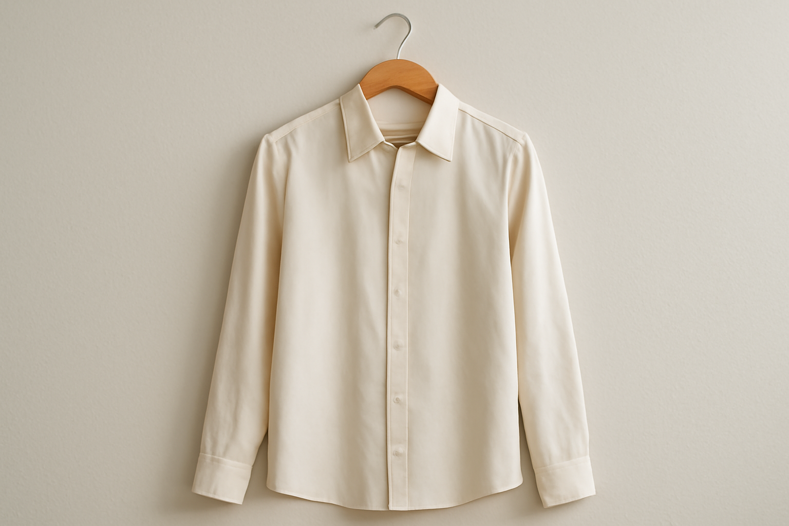 magasindemode-astuces-tenue-fraiche chemise légère sans plis sur cintre
