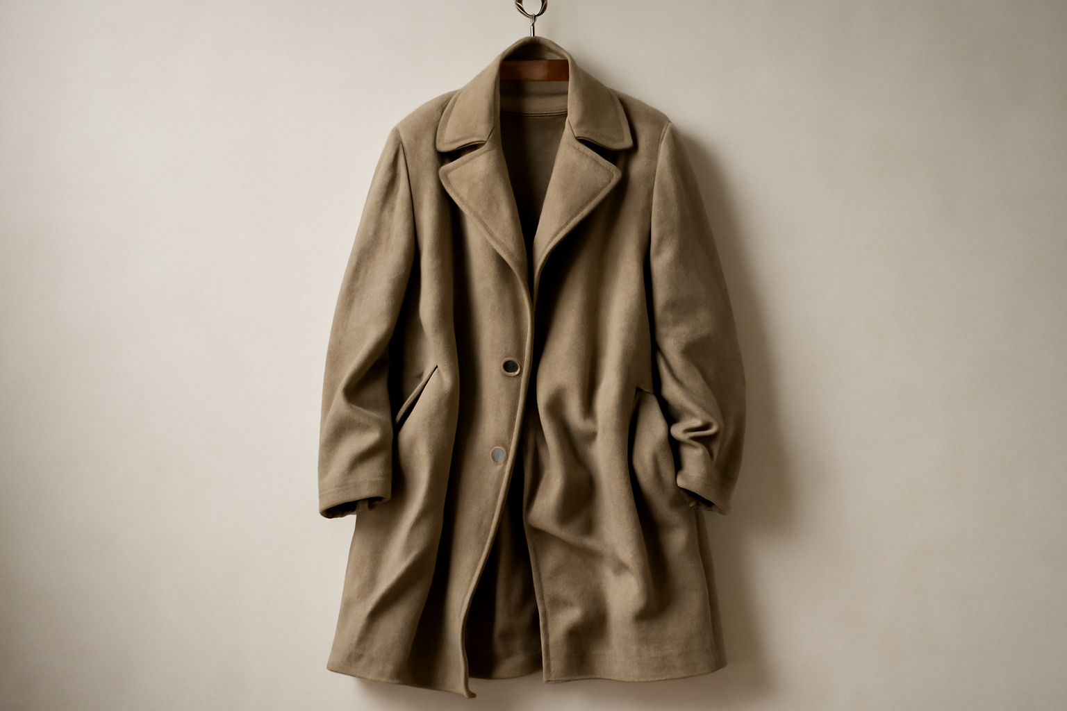 magasindemode-pourquoi-manteau-perd-forme manteau accroché montrant plis et déformation